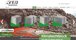 Desktop Screenshot of klb-klimaleichtblock.de
